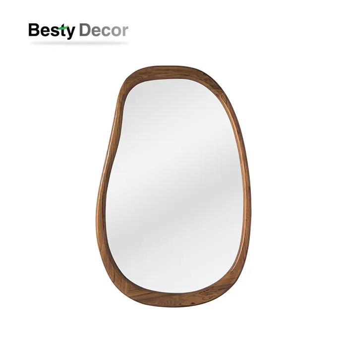 Ακανόνιστος καθρέφτης από μασίφ ξύλο